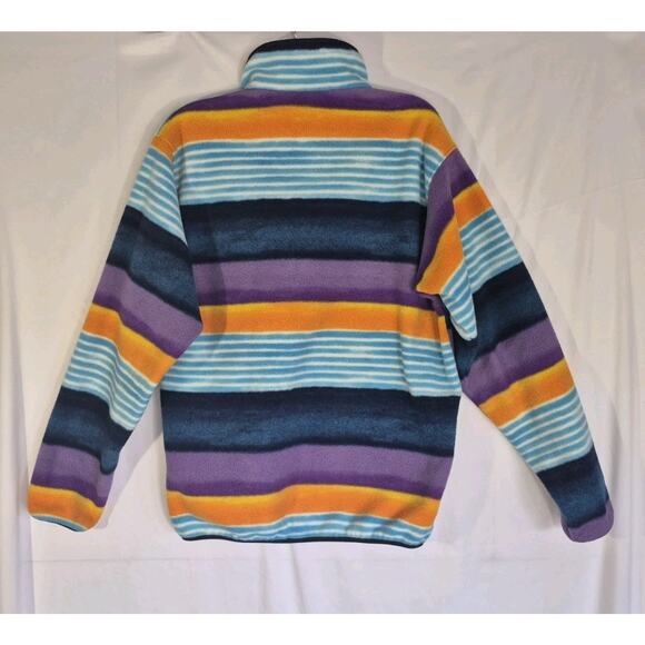 Patagonia Worn Wear Men's Lightweight Synchilla Snap-T Pullover Jacket Medium - Picture 4 of 6